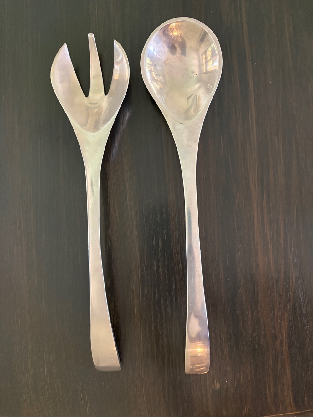 Vintage Nambe Salad Serving Set